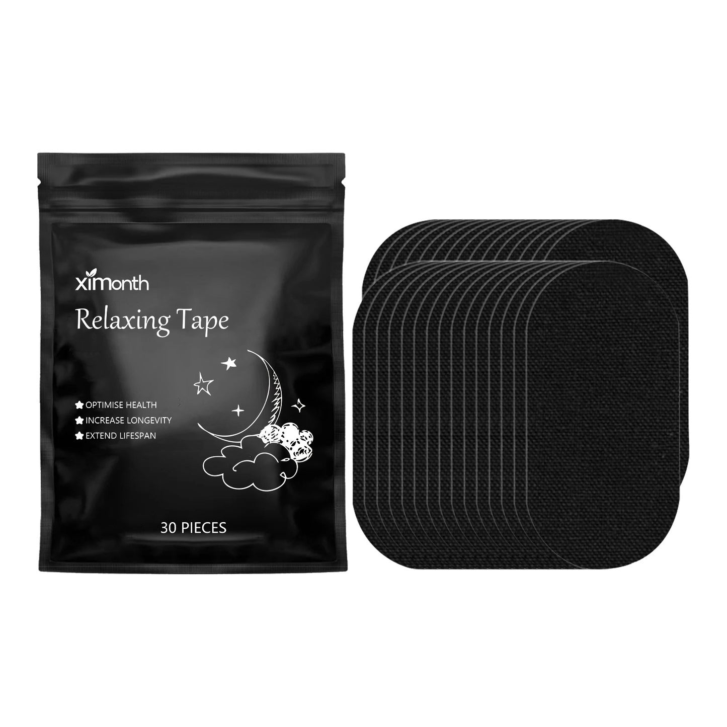 Sleepsters Sleep Mouth Tape — Cotton Nasal Breathing Strips (30-Pack)