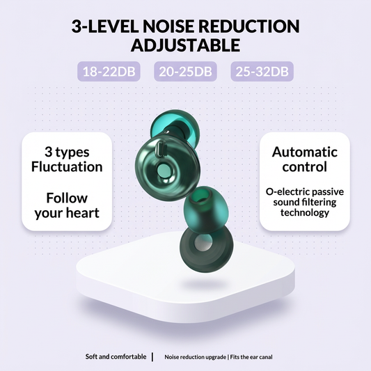 Sleepsters Acoustic Sleep Earplugs — Adjustable Noise Reduction