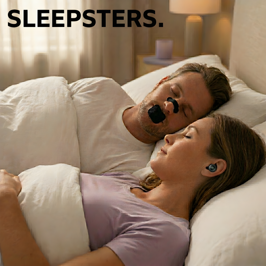 Sleepsters Anti-Snore Complete System — Earplugs, Mouth Tape & Nasal Strips
