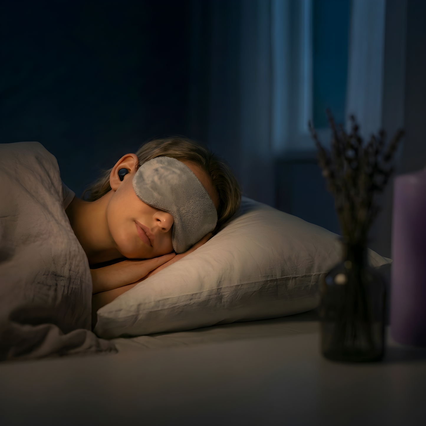 Sleepsters Total Blackout Kit — Acoustic Earplugs + Lavender Therapy Mask