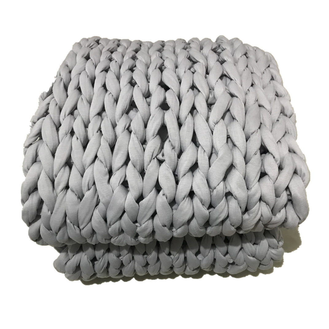 Sleepsters Hand-Woven Weighted Blanket — Chenille Gravity Comfort