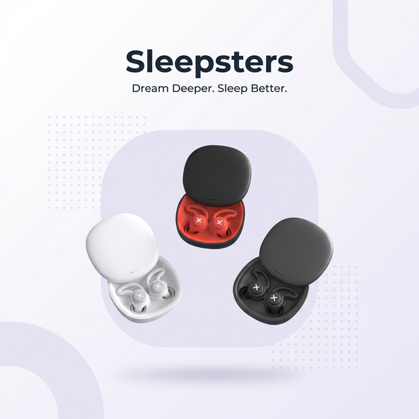 Sleepsters DreamShield Elite Sleep Earplugs — Dual-Tip Noise Defence System