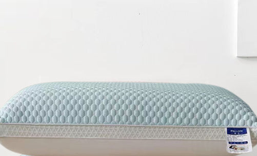 Sleepsters Ice Silk Cooling Pillow — 7-Channel Fiber Support