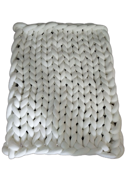 Sleepsters Hand-Woven Weighted Blanket — Chenille Gravity Comfort