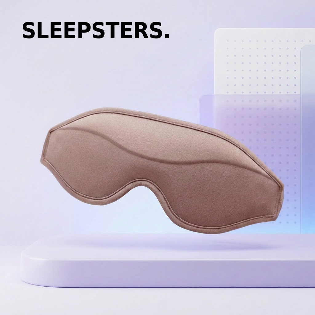Sleepsters 3D Contoured Sleep Mask — Memory Foam Blackout