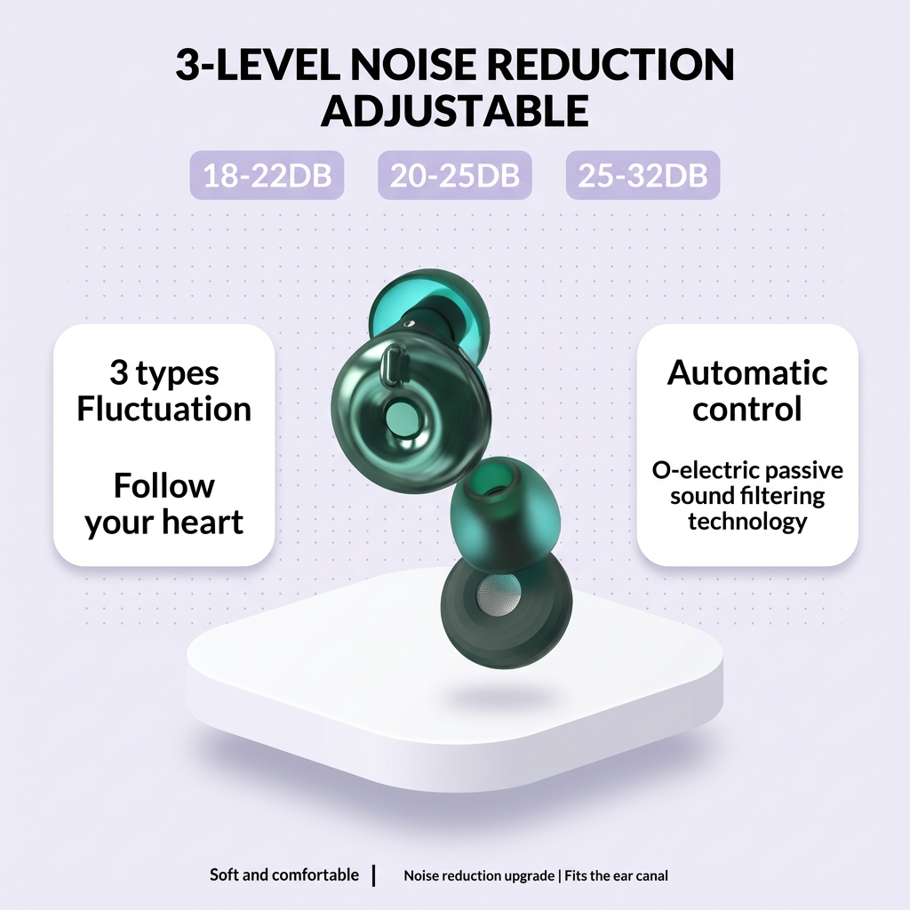 Sleepsters Acoustic Sleep Earplugs — Adjustable Noise Reduction