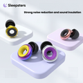 Sleepsters SilentCore Sleep Earplugs — Slim Reusable Silicone