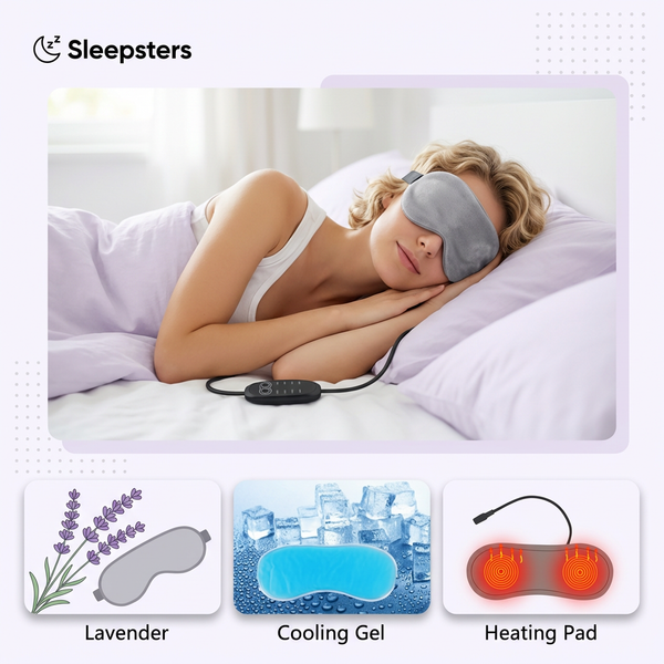 Sleepsters Lavender Comfort Sleep Mask — Hot & Cold Therapy